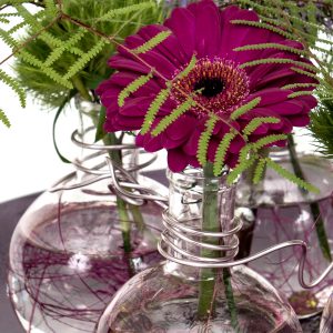 Blomcreaties in glas